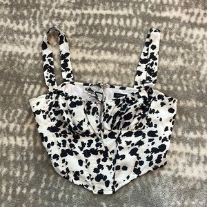 COTTON CANDY LA COWPRINT TOP M